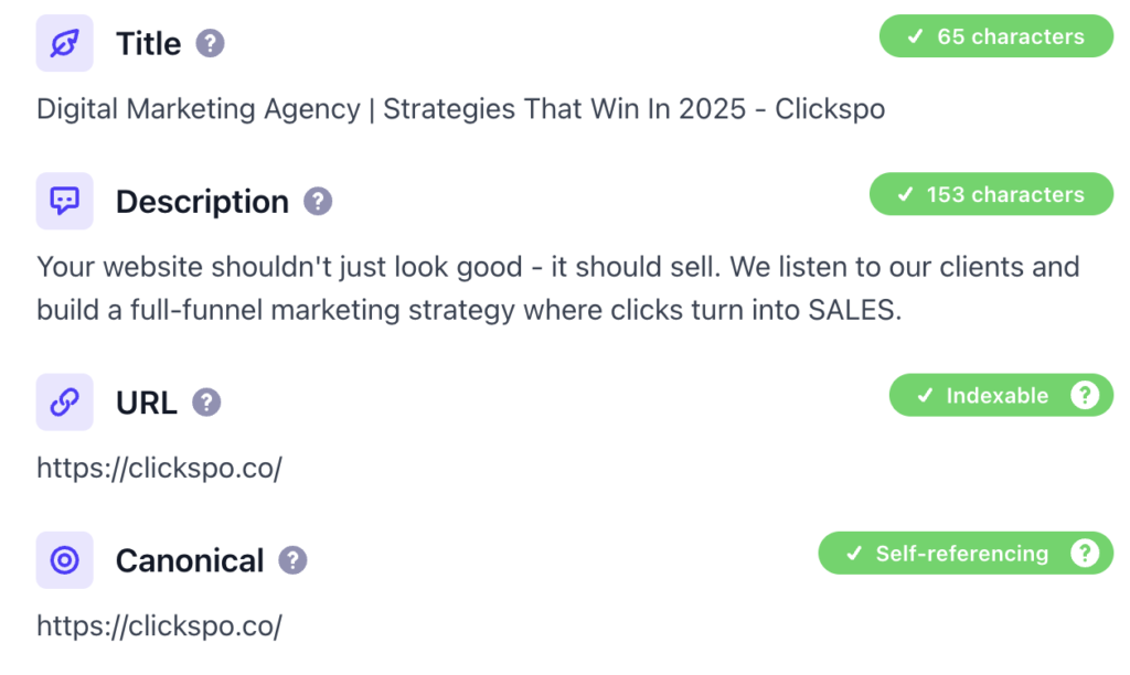 Clickspo Meta Title Example