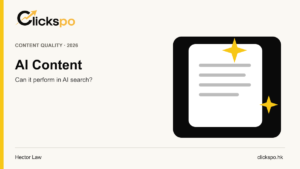 AI generated content in AI search illustration for Clickspo GEO guide
